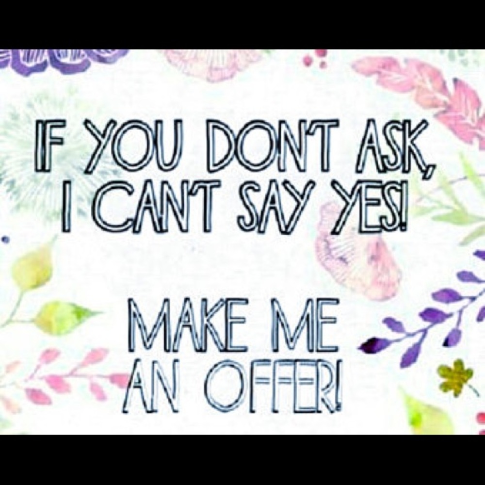 No offer is too small! 😁